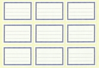 Naklejki na zeszyt 52 x 36 mm wzór 1 op. 20 ark. po 9 ark., Artdruk