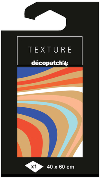 Papier do decoupage teksturowany 40 x 60 cm TD867C, Decopatch