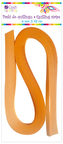 Paski do quillingu 6 mm - pomarańczowe, 100 szt, Dp Craft