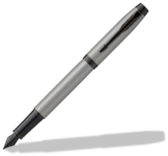 Pióro wieczne IM Achromatic Srebrny M, Parker