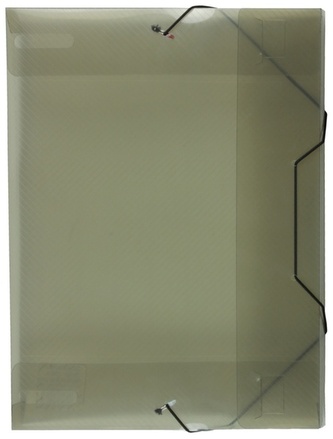 Teczka z gumką A4 PP pudło transp.-dymna TG-14-04, Biurfol