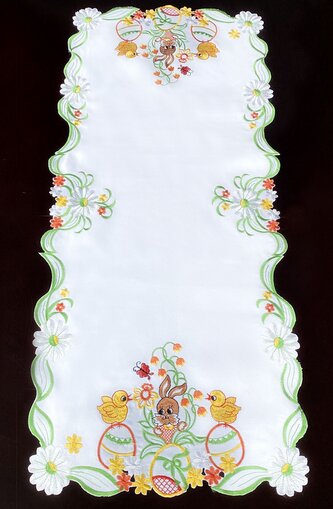 Velikonoční vyšívaný ubrus - běhoun na stůl EASTER III. 40x85 cm Mybesthome