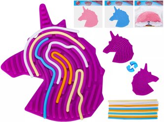 Hra Bludiště Fingerprint Maze motorický labyrint 2 druhy různé barvy