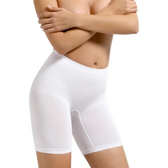 Stahovací kalhotky s prodlouženou nohavičkou SHORTS GUAINA bílá M/L modelante SENSI