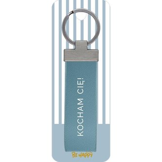 Brelok prezentowy z napisem Kocham Cię!