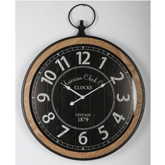 Hodiny nástěnné - styl kapesních hodinek, kovové, 58 cm Hodiny nástěnné - styl kapesních hodinek, kovové, 58 cm