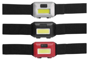 Svítilna čelovka 1x COB LED 1W 3xAAA