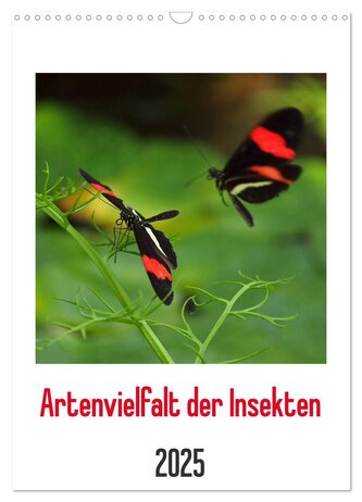 Artenvielfalt der Insekten (Wandkalender 2025 DIN A3 hoch), CALVENDO Monatskalender