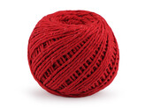 Bavlněný provázek macrame Ø2 mm - 6 ks - 9 červená