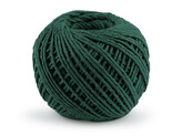 Bavlněný provázek macrame Ø2 mm - 6 ks - 10 zelená tmavá