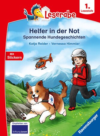 Helfer in der Not - Spannende Hundegeschichten - lesen lernen mit dem Leseraben - Erstlesebuch - Kinderbuch ab 6 Jahren - Lesenl