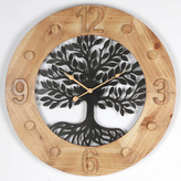 Hodiny nástěnné - strom života, MDF, 60 cm