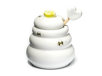 Dóza na med s dřevěnou naběračkou GADGET MASTER Honey Pot