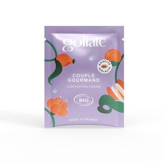 Goliate Jedlý masážní a lubrikační olej 2v1 BIO - oříšek 2 ml - vzorek - pro ni a pro něj