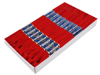 Příze vyšívací Mouline Niťárna - 24 ks - 3282 High Risk Red