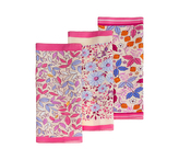 Kapesník 30x30cm - sada 6ks - oranžová, růžová, modrá