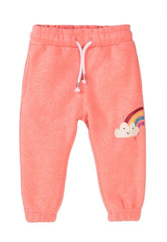 Tepláky dívčí, Minoti, Pom 5, růžová - 80/86