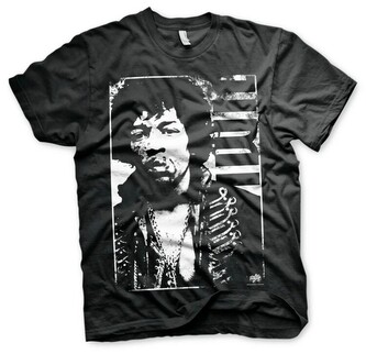Tričko Jimi Hendrix - Distressed, XXL