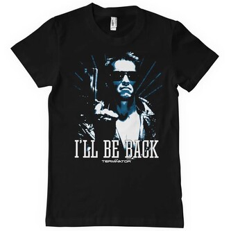 Tričko Terminator - I'll Be Back, M
