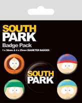 Plackový set South Park - Faces