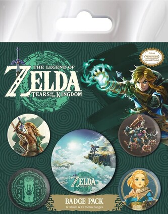 Plackový set The Legend of Zelda: Tears of Kingdome - Hyrule Skies
