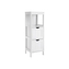 VASAGLE Koupelnový regál s úložnými boxy bílý 3 patra 30 x 89 x 30cm