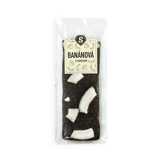 Banánová tyčinka s kokosem váha 1kg (20x 50g)