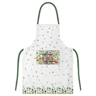 Kuchyňská zástěra TITAB59G01 BUG ART SOVY KIUB