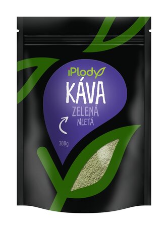 iPlody Zelená káva mletá BIO 300 g iPlody Zelená káva mletá BIO 300 g