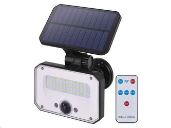 LED solární reflektor EMOS ZG132S SPILO s pohybovým čidlem, černý, neutrální bílá