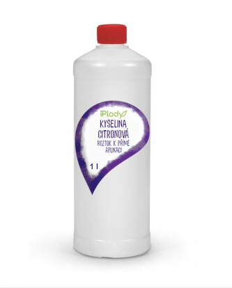 iPlody Kyselina citronová roztok na úklid - láhev 1 l