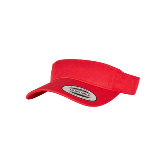 Kšilt Flexfit Curved Visor - červený