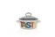 Metalac Juicy_Tasty, mělký smaltovaný kastrol Standard s poklicí 24 cm, 4,75 l