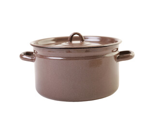 Olymp, Hrnec s poklicí 22 cm 4,5 l (výška 12,5 cm), hnědý granit (6)