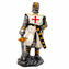 Model Figurka templáře s velkým mečem - šedý-bílý