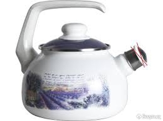 Metalac Levandule, smaltovaný čajník s poklicí 20 cm, 2,5 l Metalac Levandule, smaltovaný čajník s poklicí 20 cm, 2,5 l