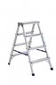 Alumet, schůdky 2 x 4 , 4 stupně - 81 cm, 46 x 91 x 16 cm, záruka 5 let