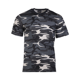 Maskáčové tričko s krátkým rukávem - darkcamo, 3XL