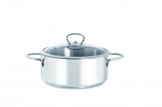 Metalac, Kastrol se skleněnou poklicí 24 cm, 4,8 l, KULINARIA