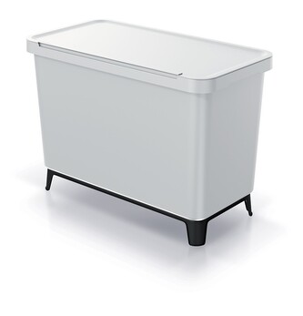 Odpadkový koš SYSTEMO 10 L + 23 L světle šedý