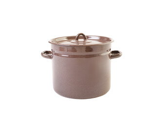 Olymp, Hrnec s poklicí 22 cm, 7 l (výška 18,8 cm), hnědý granit (6)