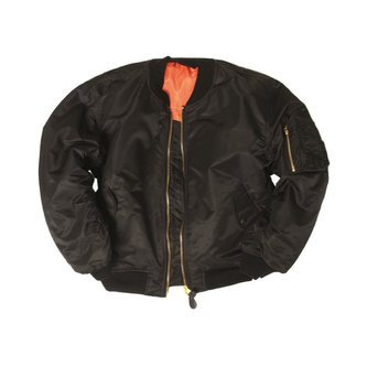 US letecká bunda MA1 Bomber Basic - černá, S