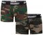 Boxerky Brandit Boxer 2 ks (woodland + darkcamo), L