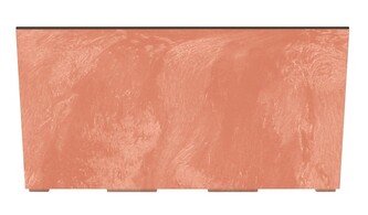 Truhlík CORBI betonový efekt terakota, varianta 58 cm