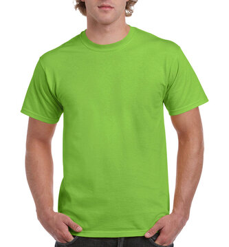 Triko Gildan Ultra - limetkové, XL