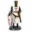 Model Figurka templáře se štítem a opaskem - šedý-bílý