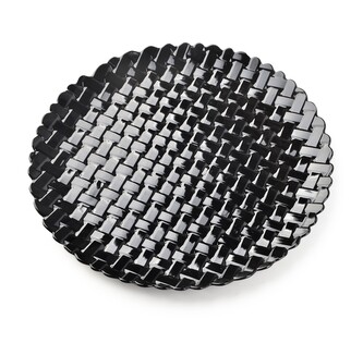 Dekorativní podtalíř BLANCHE COLOURS III 33 cm černý