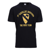 Tričko Fostex 1st Cavalry Division - černé, M