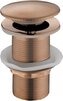 Výpusť click-clack bez přepadu Mexen 79910 rose gold