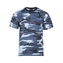 Maskáčové tričko s krátkým rukávem - skyblue, 4XL